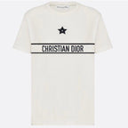 Star Embroidery Letters Women's T-shirt