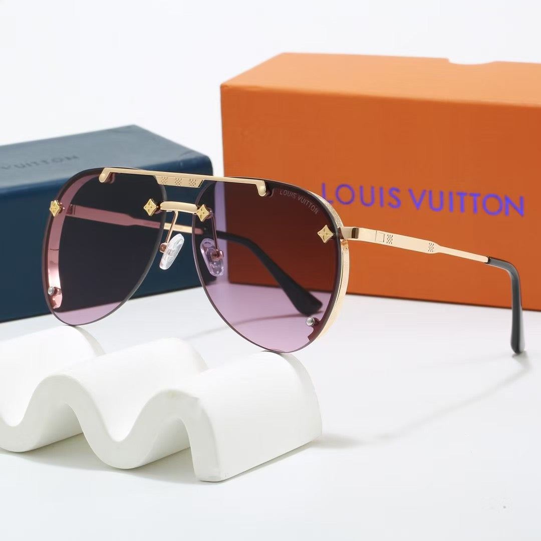 2026 Fashion New European and American style metal trendy sunglasses