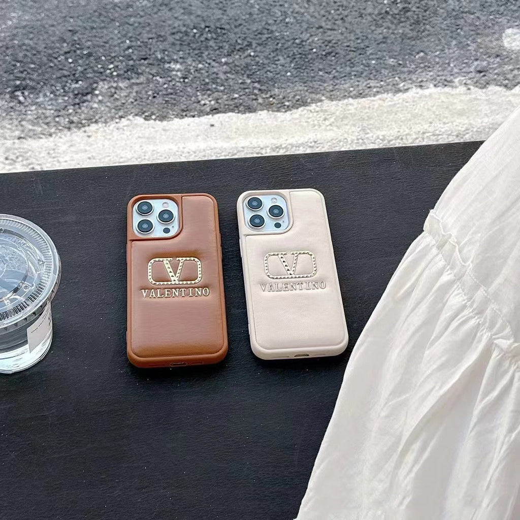 Luxurious leather embossed case