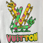 0528 DDouble-sided printed logo T-shirt