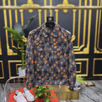 Printed Slim Lapel Shirt T-Shirt