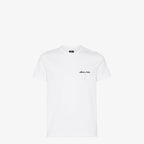 White Letters Print T Shirt