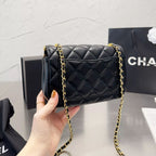 Lucky Charm Metal Monogram Leather Bag