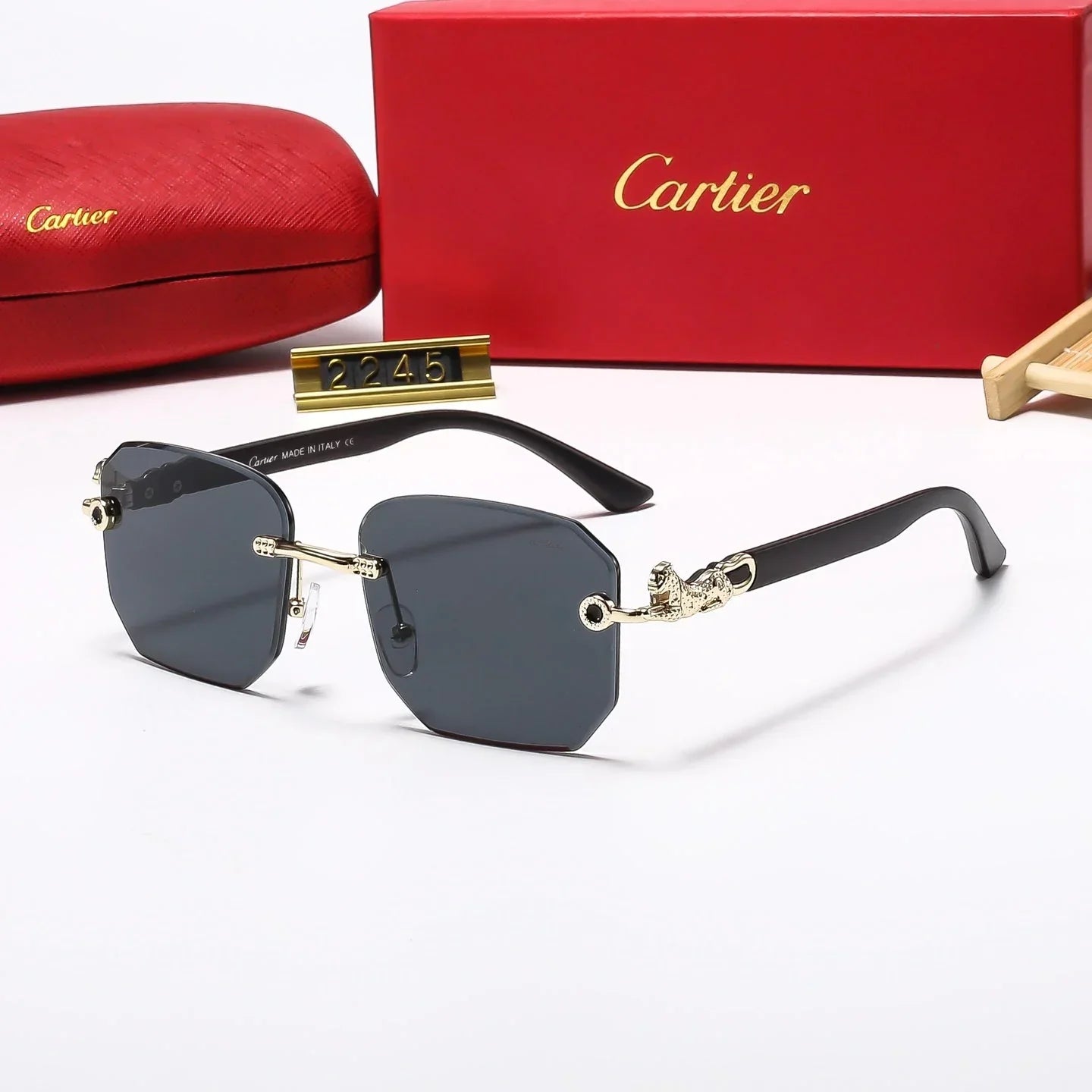 7 Colors Fashion  frameless square Sunglasses  2245