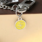 Monogram Dog Keychain