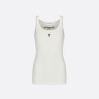 Ribbed Cotton-Jersey Bee Vest