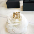 Grid Pearl Ring
