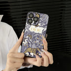 Forest Tiger Flower Leather Case