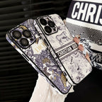 Forest Tiger Flower Leather Case