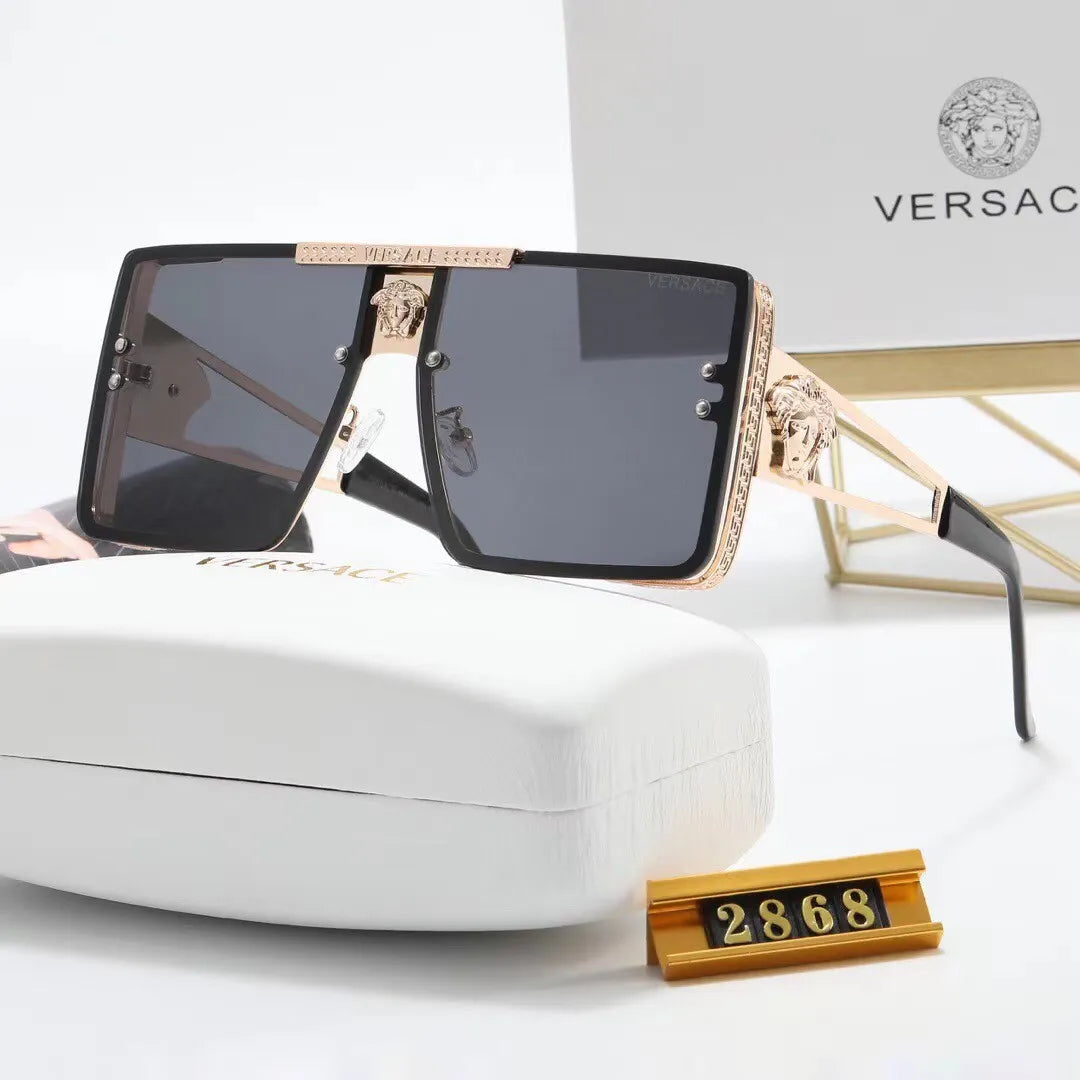 2026 New Fashion Oversized Metal Square HD Sunglasses