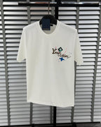 New Ink splashing print t-shirt