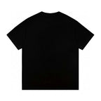 Large graffiti three-dimensional logo print casual short-sleeved T-shirt