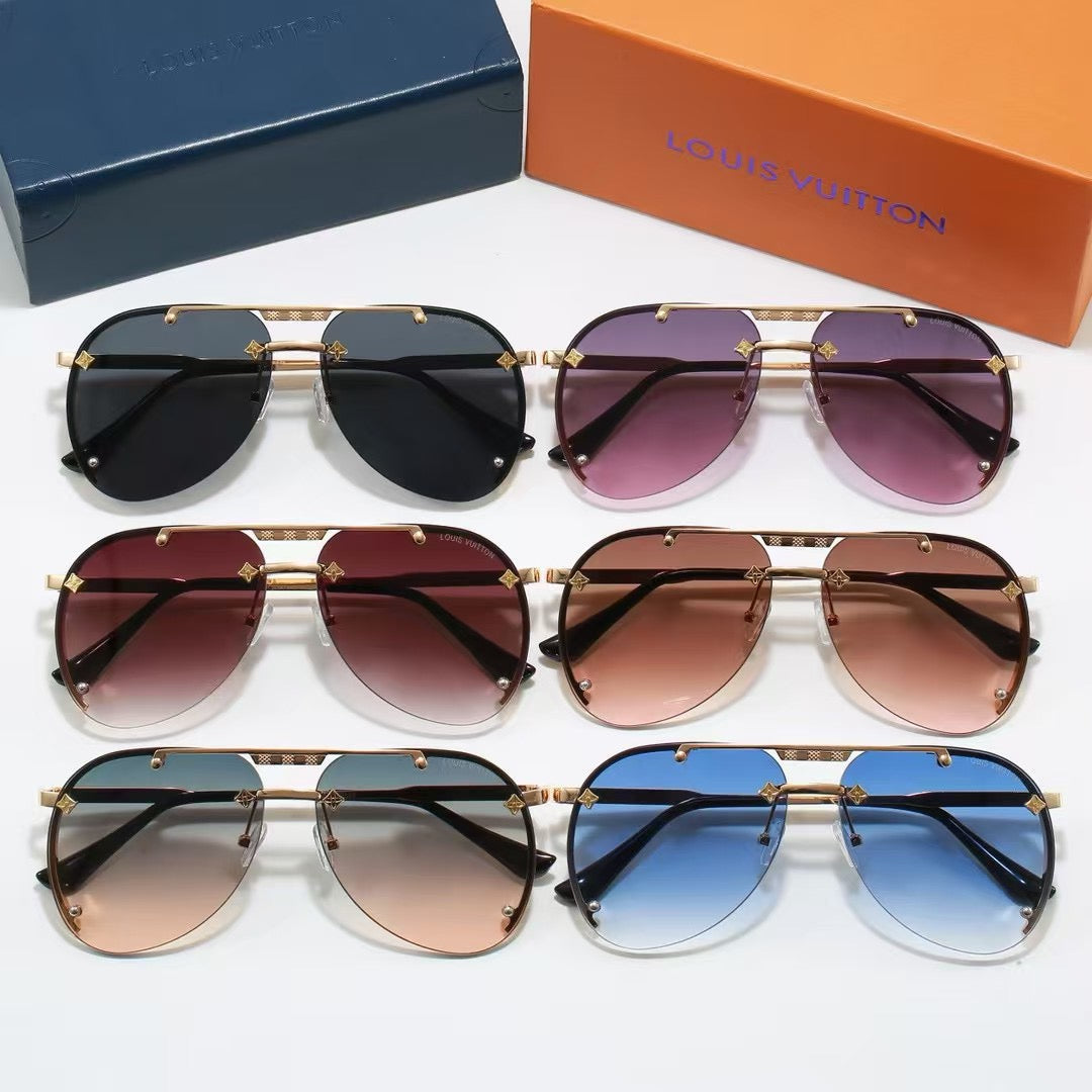 2026 Fashion New European and American style metal trendy sunglasses