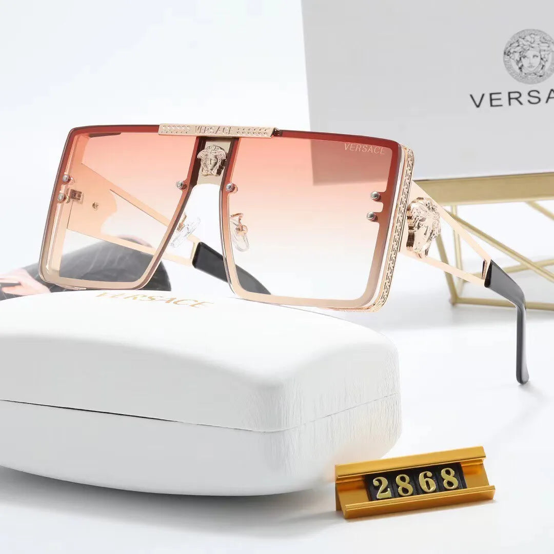 2026 New Fashion Oversized Metal Square HD Sunglasses