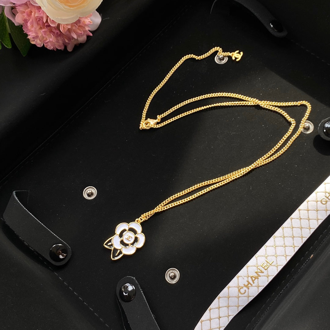 Camellia Pendant Necklace
