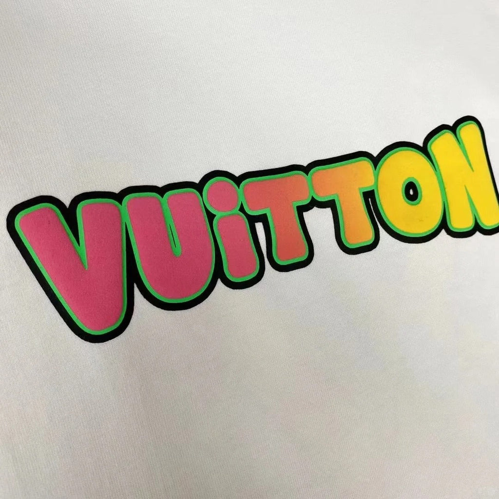 0528 DDouble-sided printed logo T-shirt