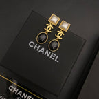 Vintage Noble Stitching Earrings