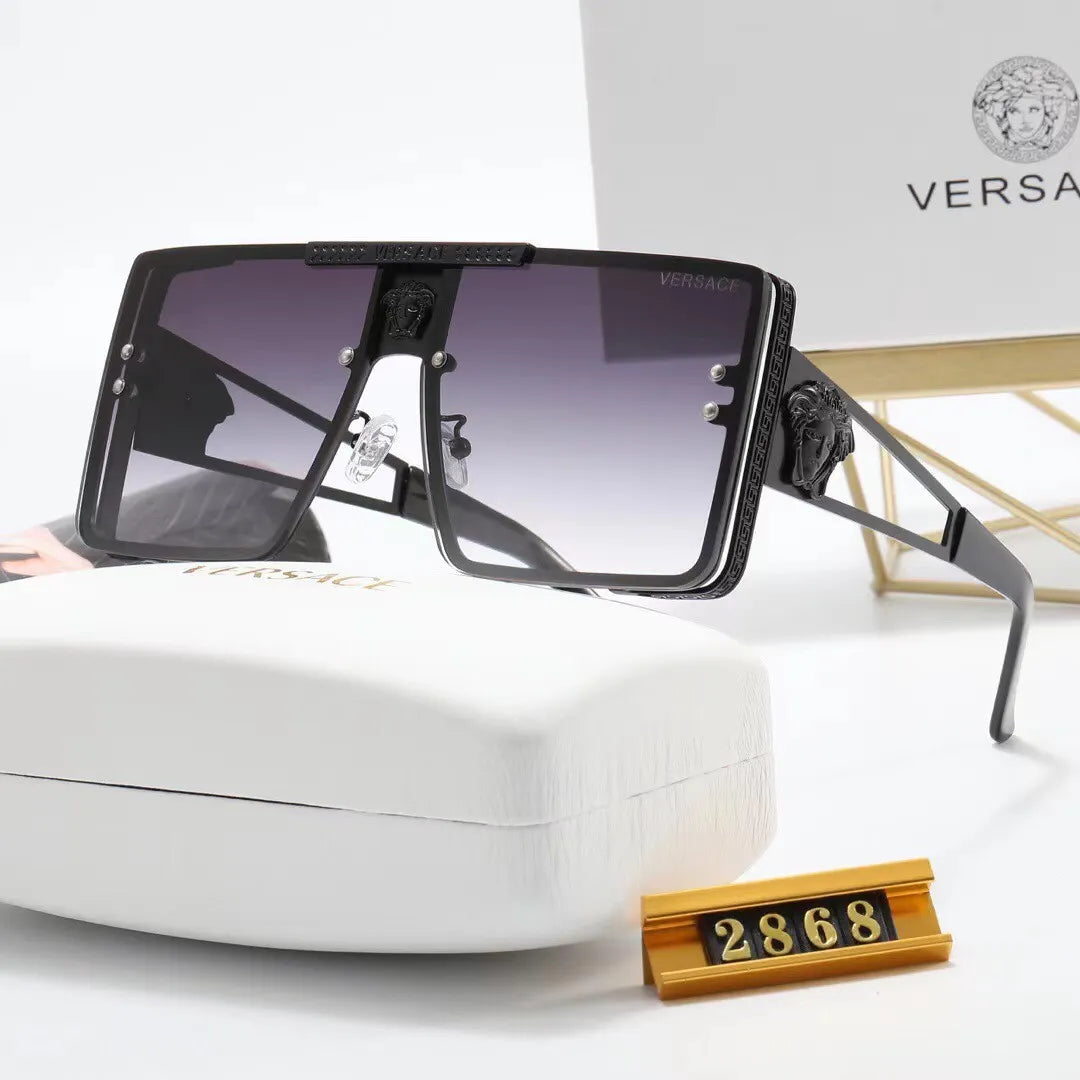 2026 New Fashion Oversized Metal Square HD Sunglasses