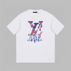 Water Drops Textured Print T-Shirt