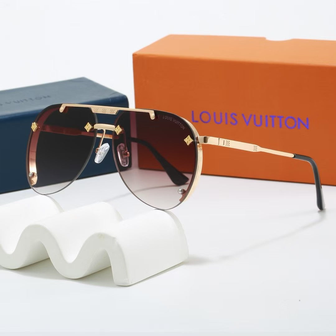 2026 Fashion New European and American style metal trendy sunglasses
