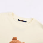 Bear print fashion t-shirt