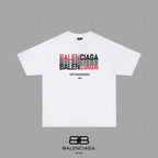 Double letter printing t-shirt