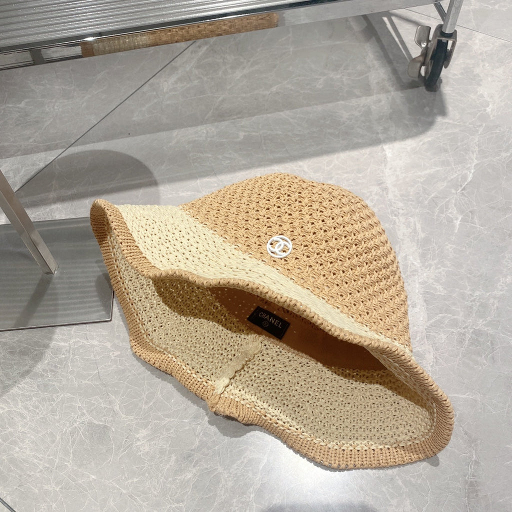 Fashion Straw Bucket Hat