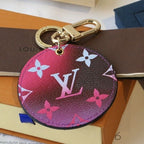 Gradient Purple Monogram Keychain