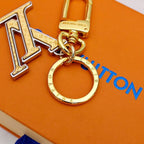 Premium Monogram Letter Keychain