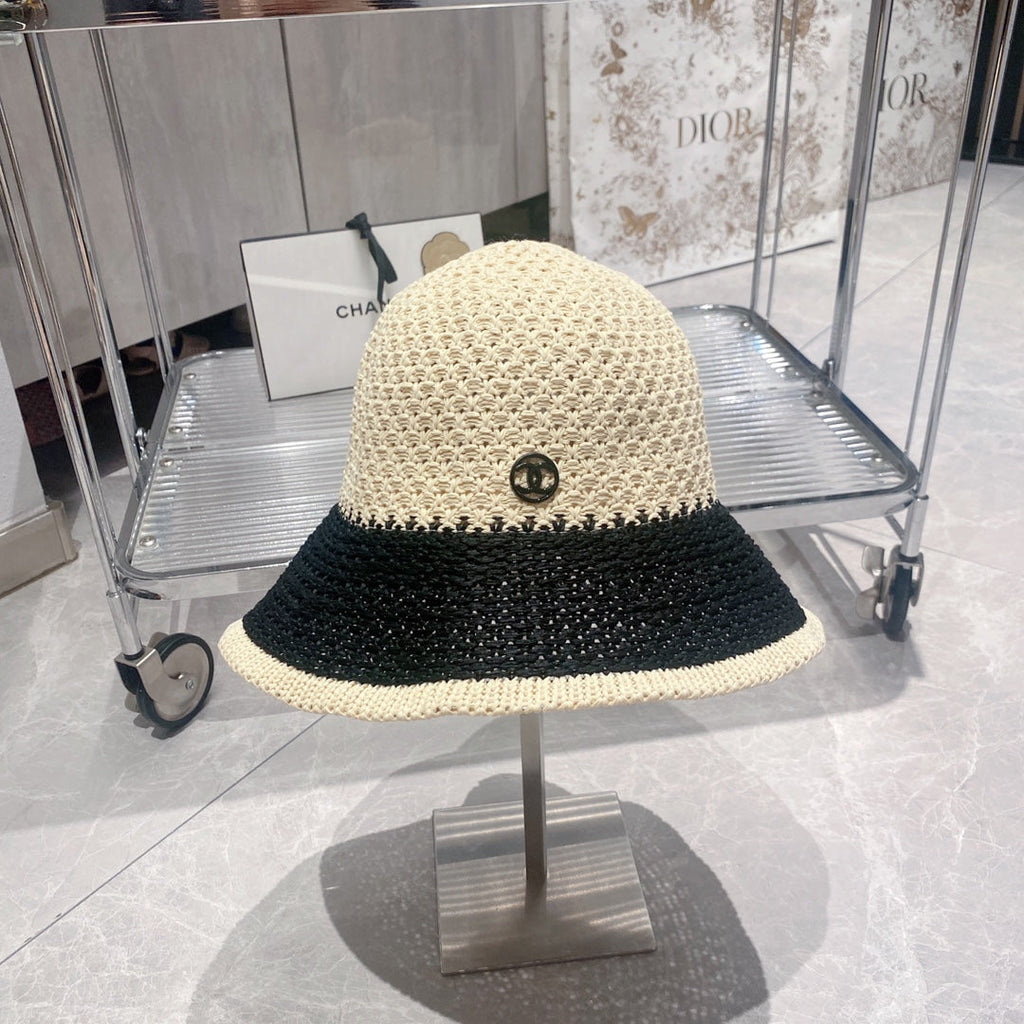 Fashion Straw Bucket Hat