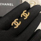 Premium Zircon Letter Stud Earrings