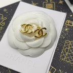 Golden Double C Earrings