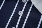 Fashion striped POLO shirt