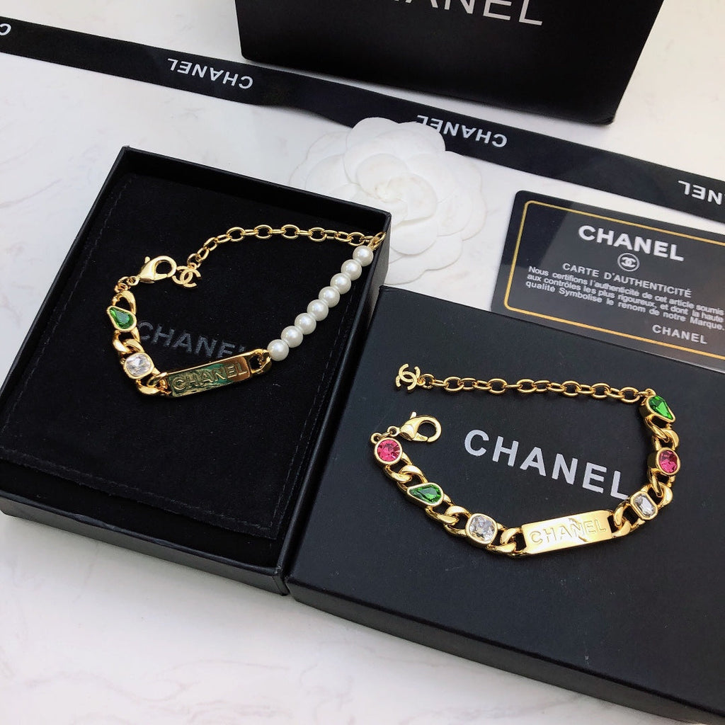 Temperament Colored Diamond Bracelet
