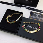 Temperament Colored Diamond Bracelet