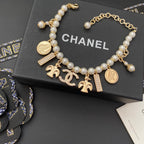 High-end Multi-Pendant Pearl Bracelet