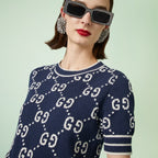 COTTON JACQUARD TOP