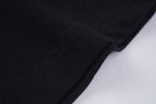 Irregular letter print T-shirt