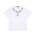 Colorful letters print t-shirt