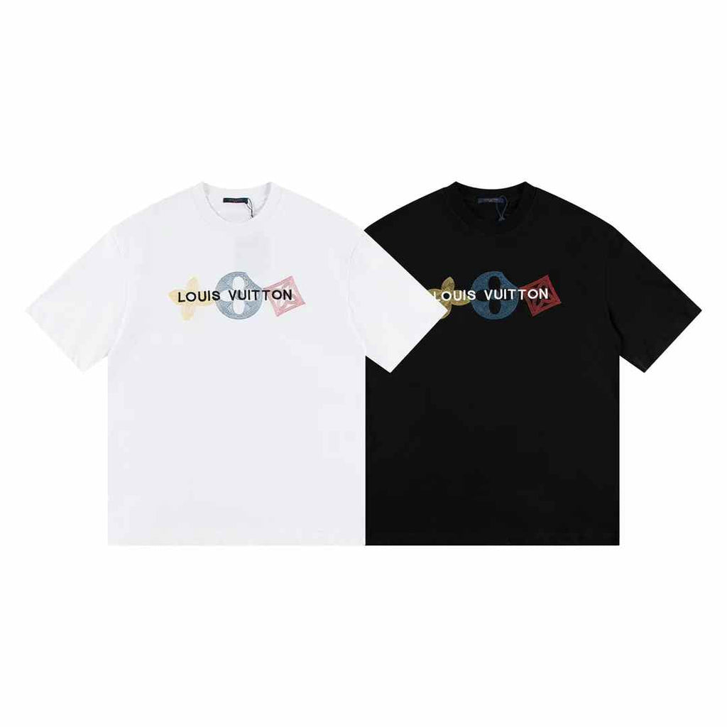 Alphabet pattern print t-shirt