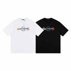 Alphabet pattern print t-shirt