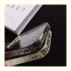 Luxurious crocodile leather case