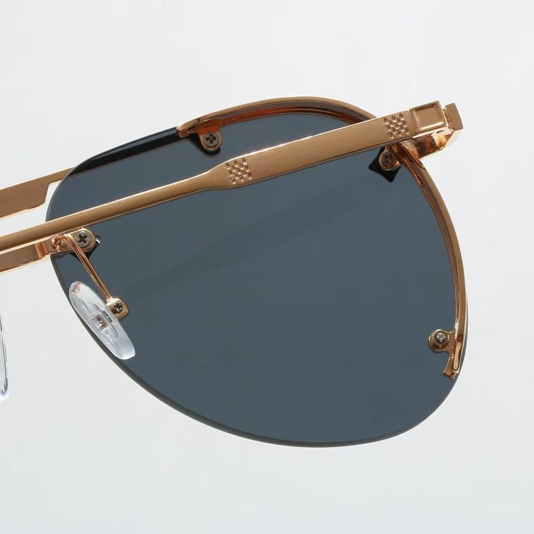 2026 Fashion New European and American style metal trendy sunglasses