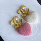 Fashion Heart Pendant Earrings