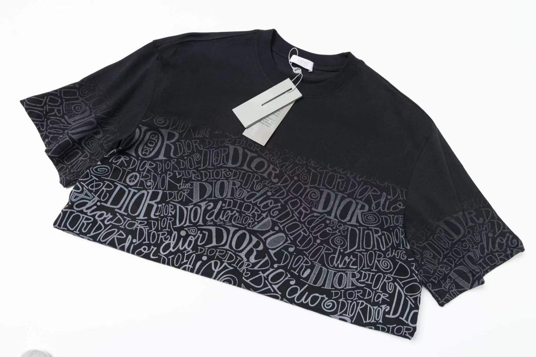 Gradient print T-shirt
