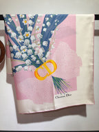 Campanula Square Silk Scarf