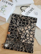 Wool Mohair Anagram Scarf