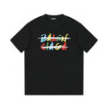 Horizontal line printed T-shirt