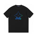 Four-pointed star print T-shirt