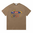 Cartoon Dragon Printed T-shirt